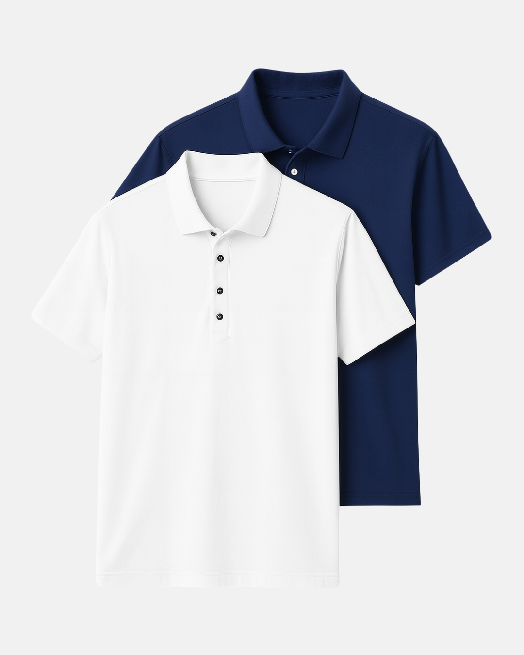 Buki Cinqo Polo 2-Pack - White/Navy Buki