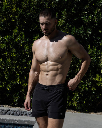 Swim Shorts Solid Black