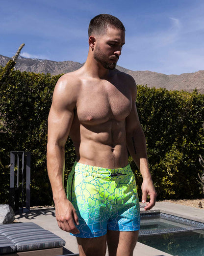 Swim Shorts Acqua Yellow