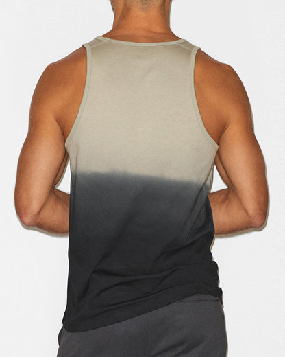 Dip Dye Relaxed Tank Sandstone Beige