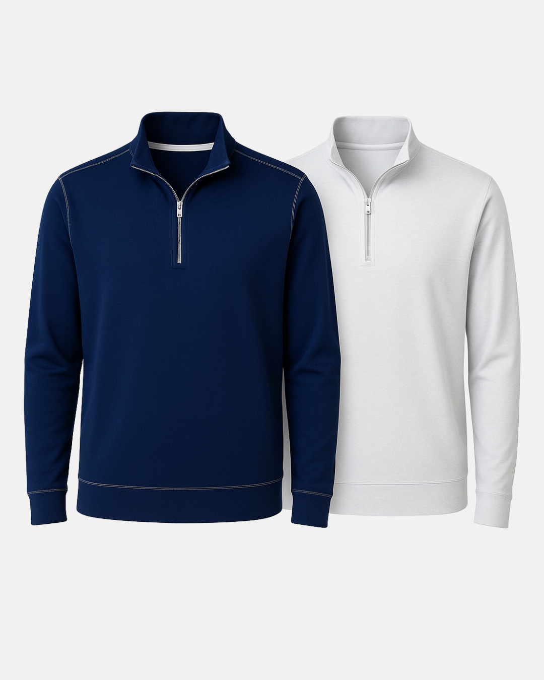 Buki Cinqo Travel Half Zip 2-Pack - Navy/White Buki