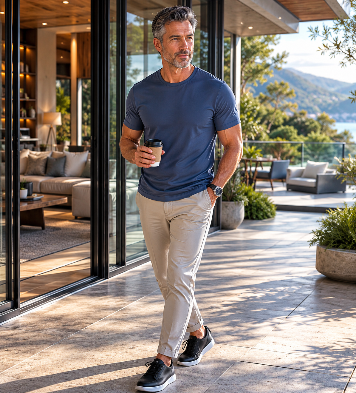 Buki Cinqo Tech Tee 3-Pack - French Blue/Blue Night/Blue Grey Buki