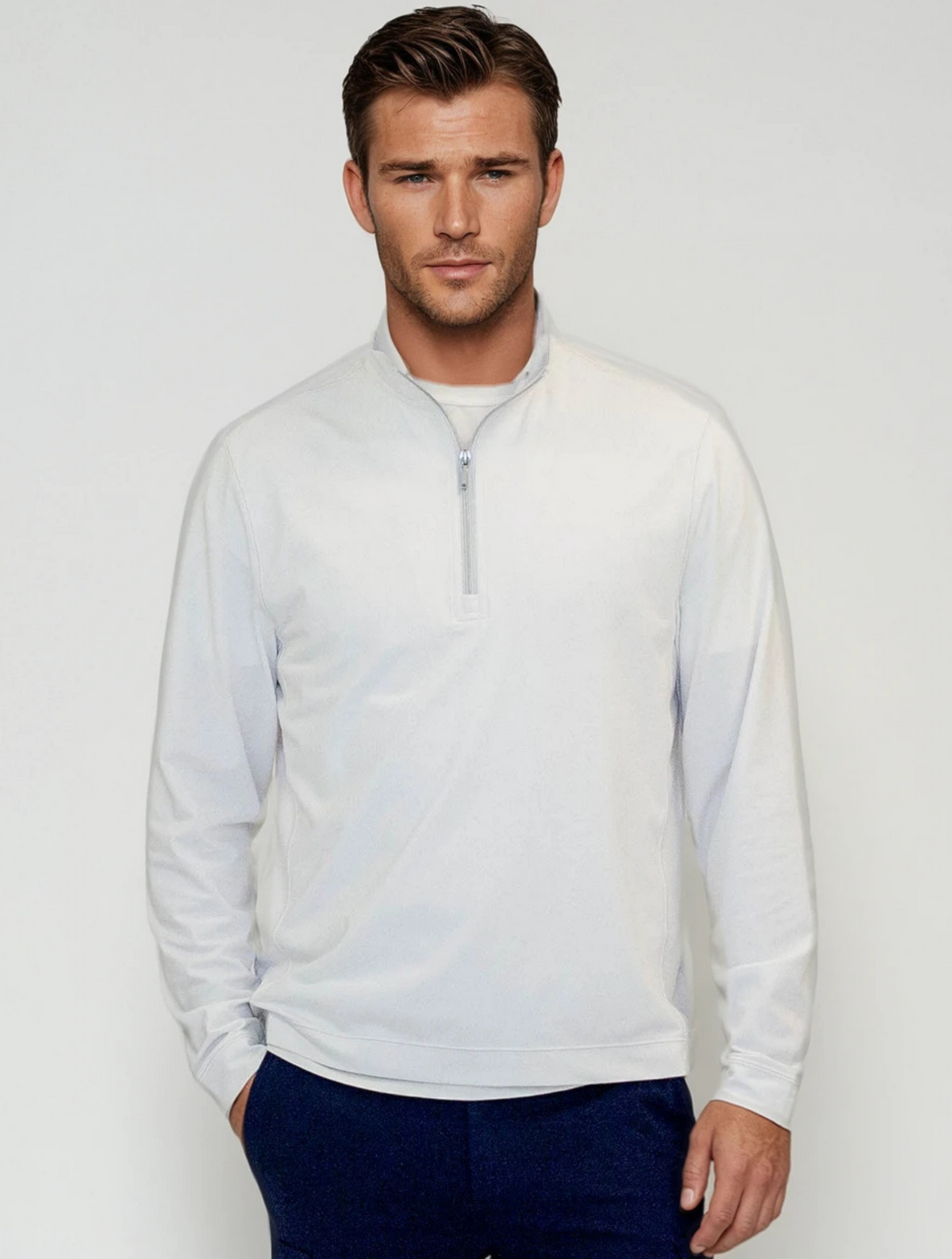 Buki Cinqo Travel Half Zip - White Buki