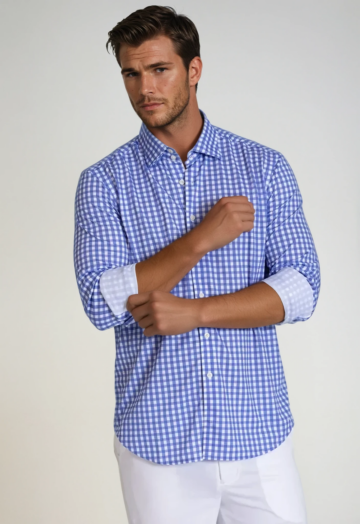 Mauro Dress Shirt 2-Pack - Emerald/Blue Buki
