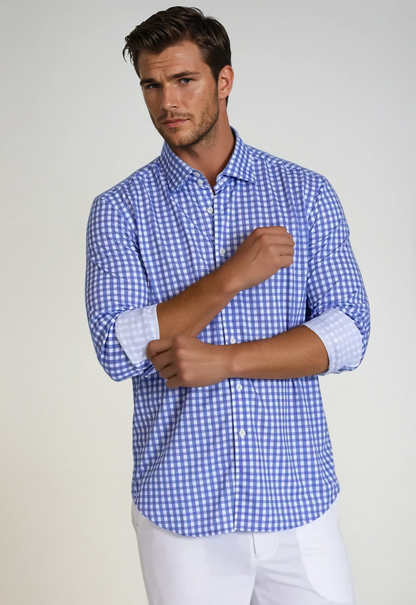 Mauro Dress Shirt 2-Pack - Emerald/Blue Buki