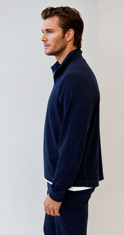 Buki Cinqo Travel Half Zip - Navy Buki