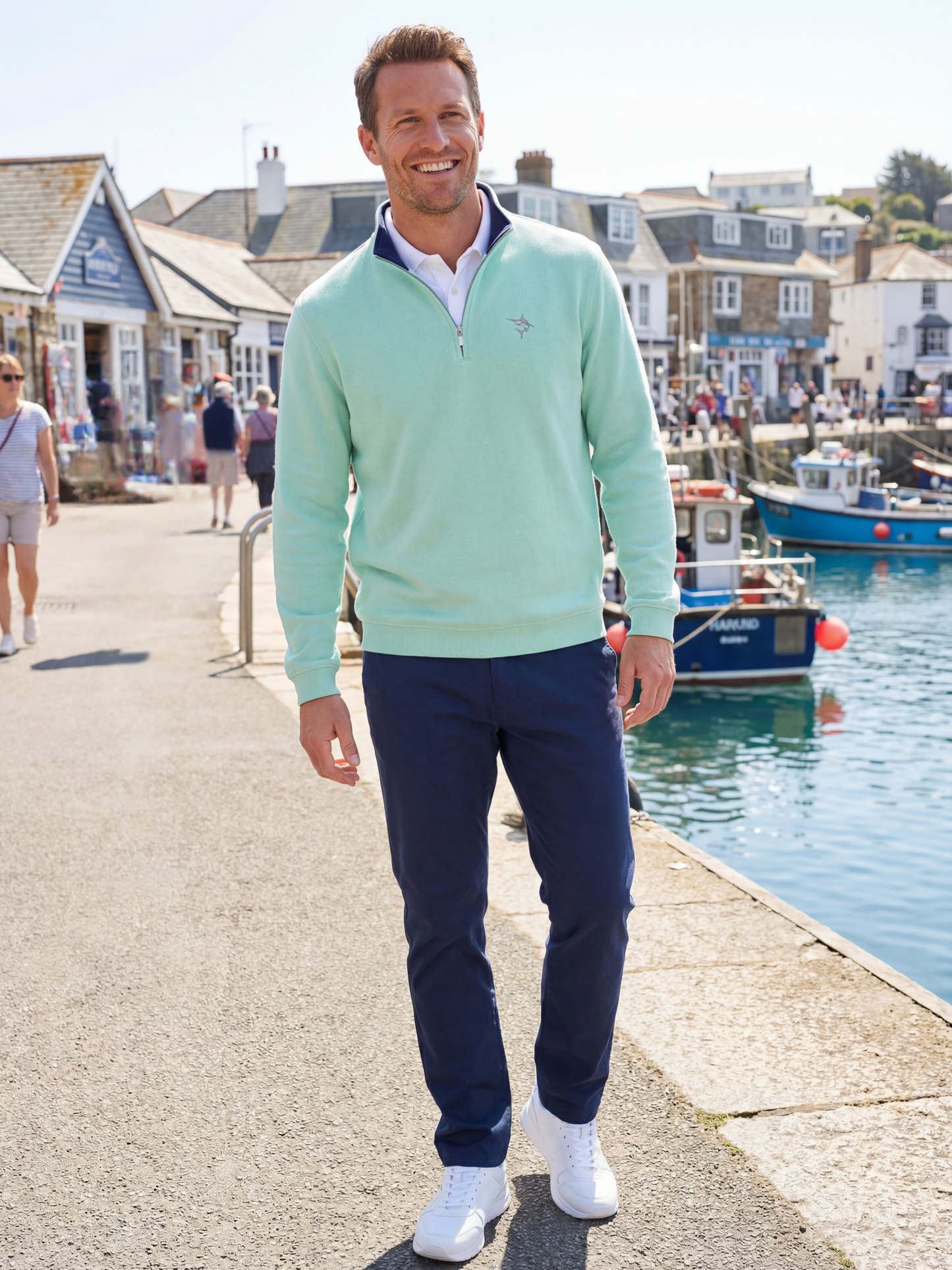 Turnberry Quarter Zip Smooth Knit