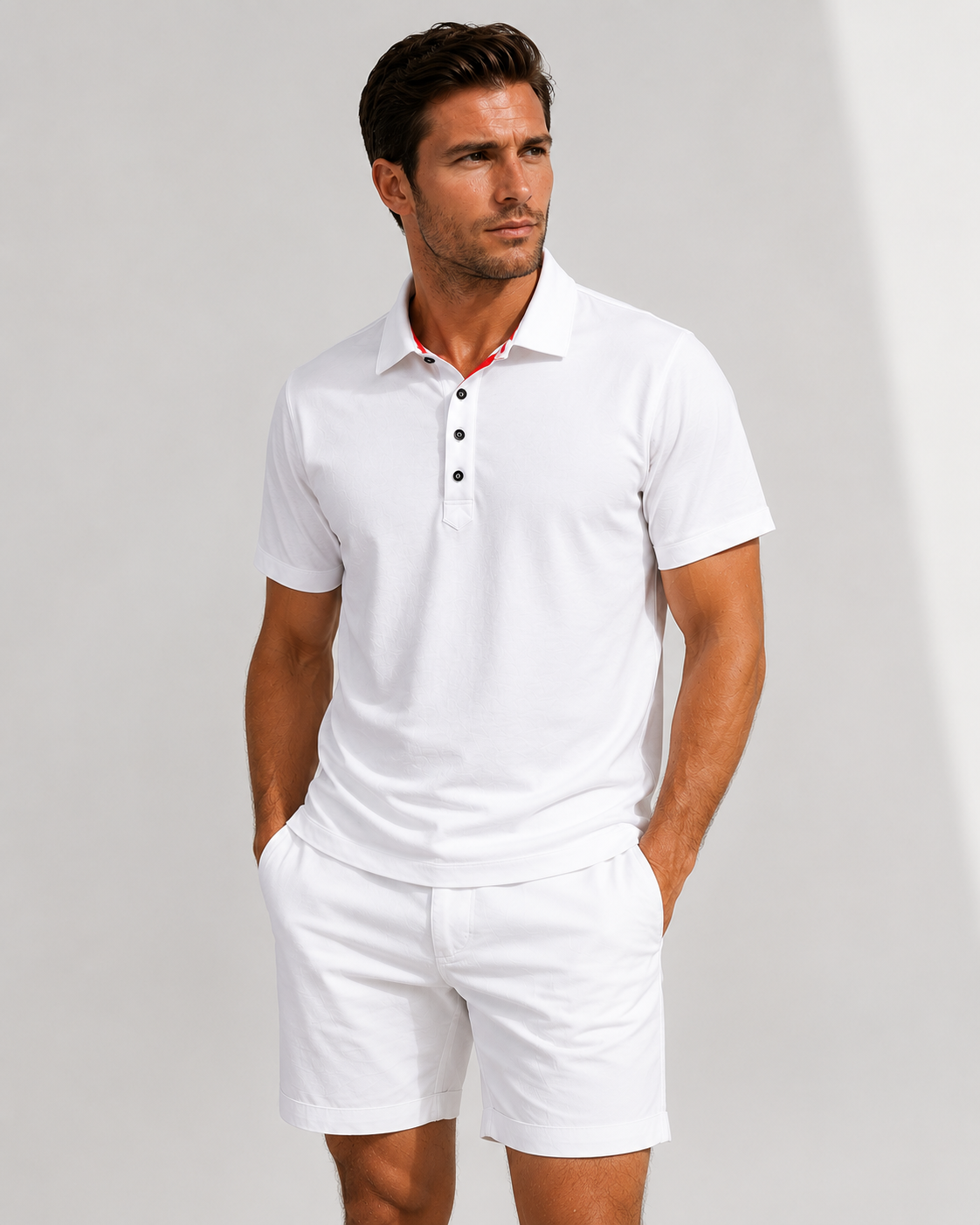 Buki Cinqo Polo - White Buki
