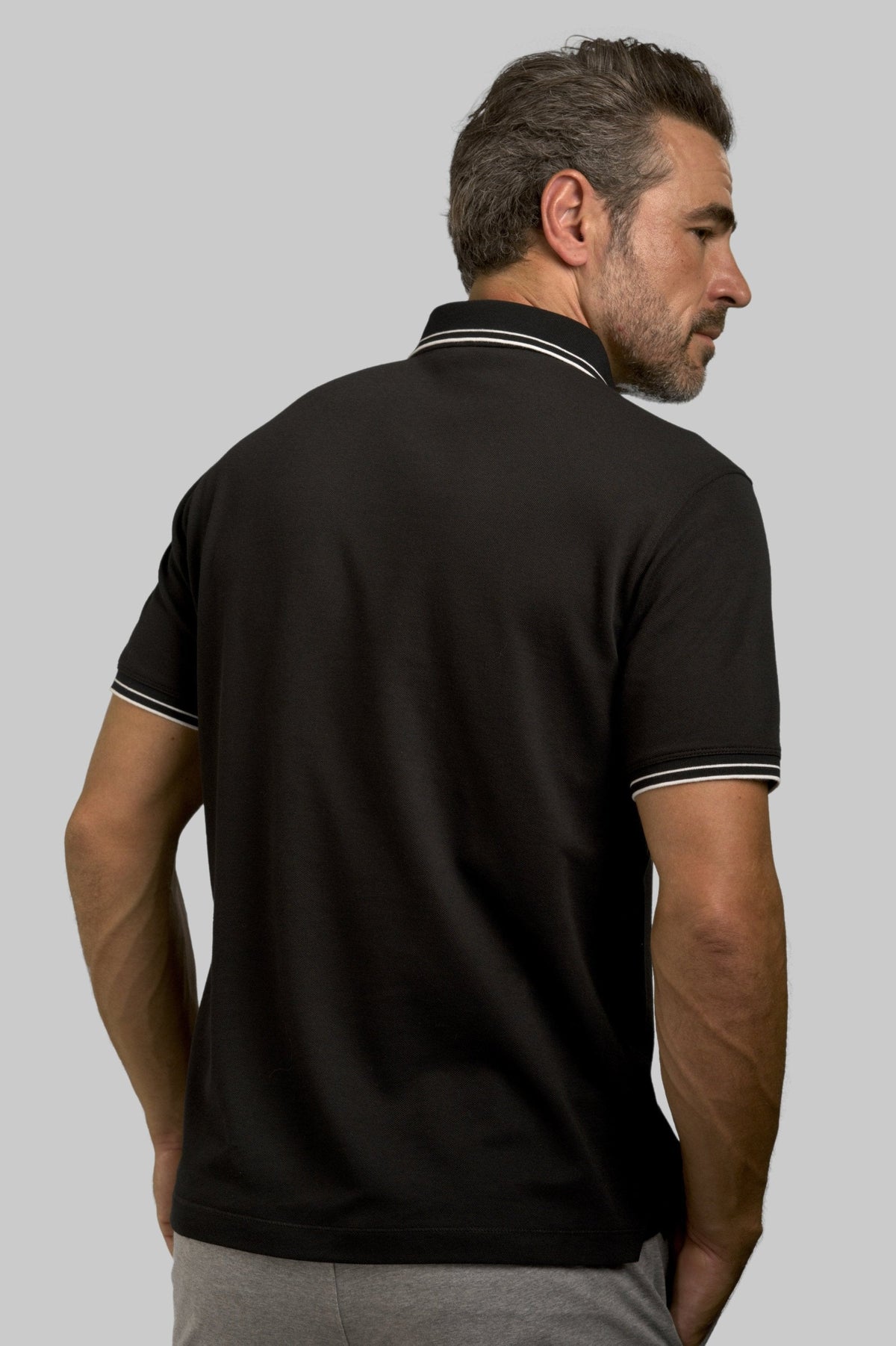 Pocket Polo Shirt - Black Buki