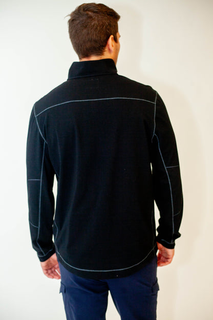 Buki Cinqo Travel Half Zip 2-Pack - Black/White