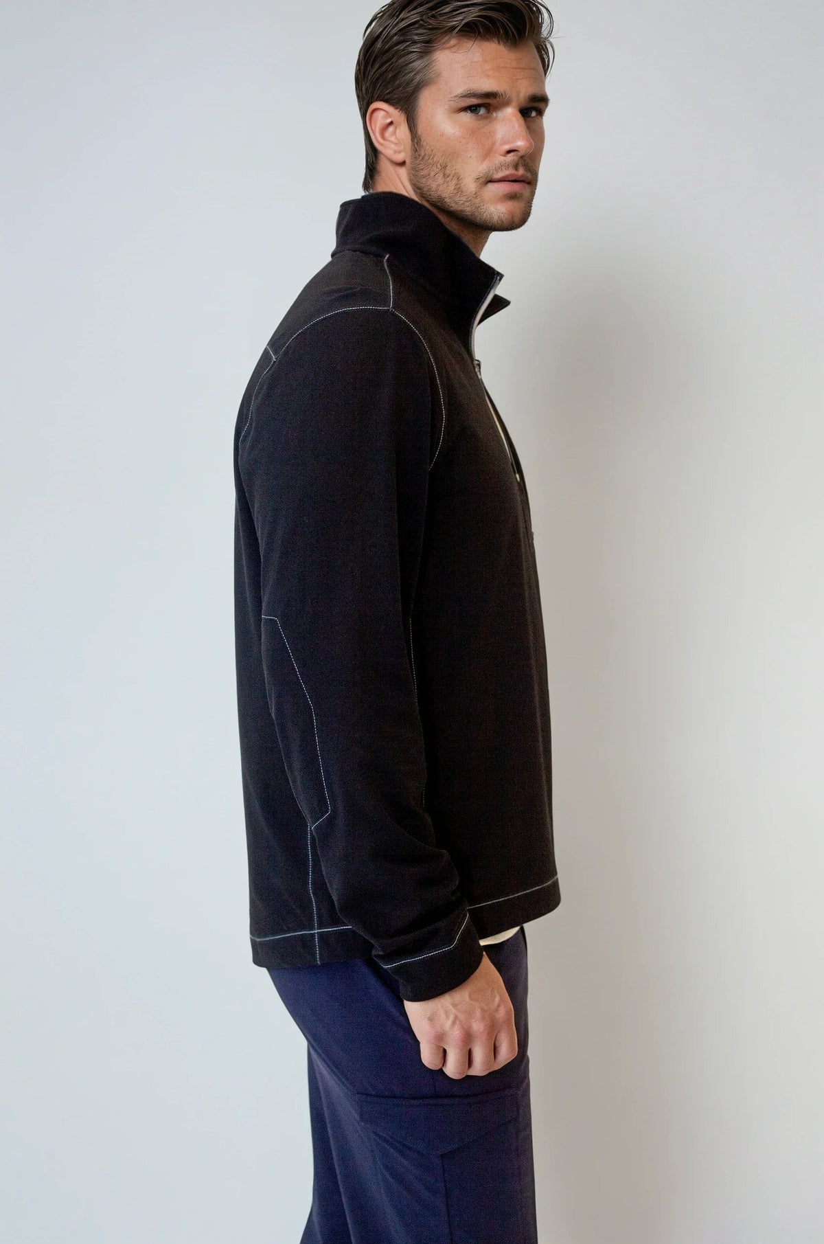 Buki Cinqo Travel Half Zip - Black Buki