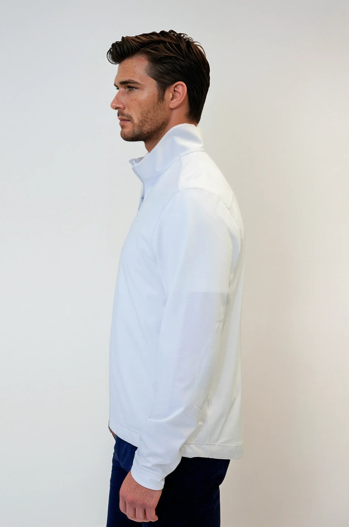 Buki Cinqo Travel Half Zip - White Buki