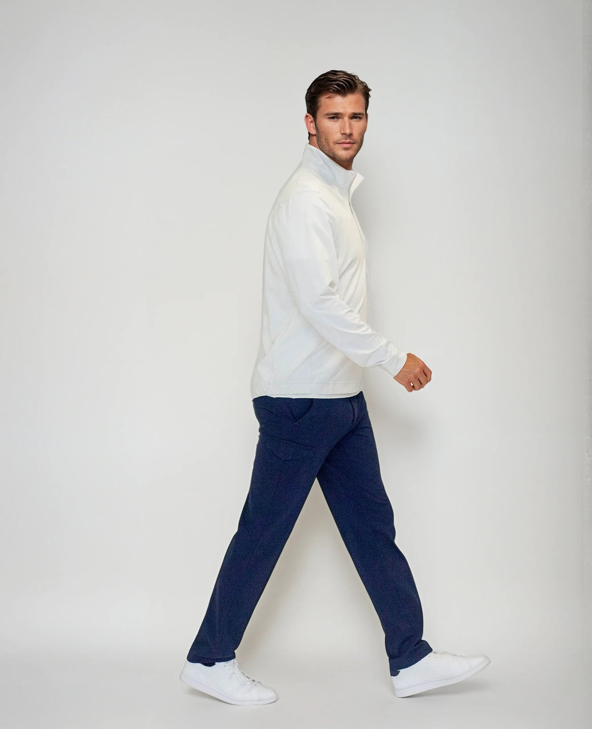 Buki Cinqo Travel Half Zip 2-Pack - Navy/White Buki