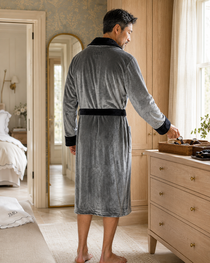 Cozy Mens Plush Robes – Built for Comfort, Designed to Last Lotus Linen