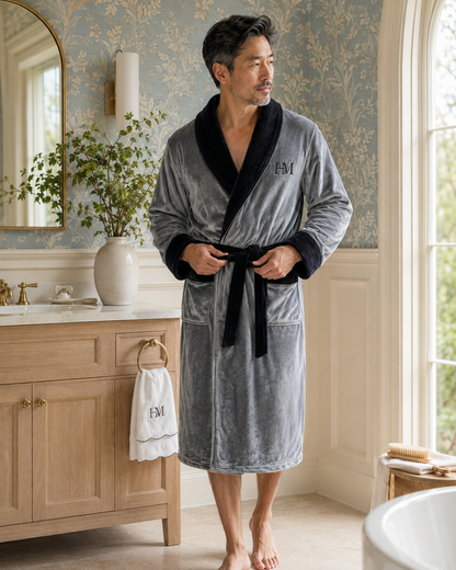 Cozy Mens Plush Robes – Built for Comfort, Designed to Last Lotus Linen