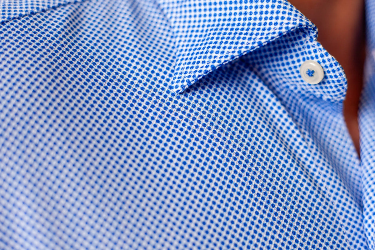 Studio Dot Long Sleeve Tech Shirt - Blue Buki