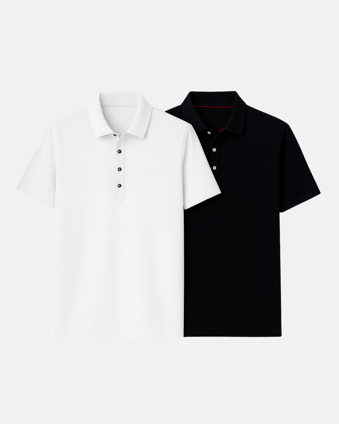 Buki Cinqo Polo 2-Pack - White/Black Buki